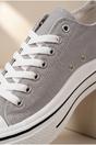 Grey iKrush Grey Saoirse Low Top Canvas Trainers, Image 3 of 8