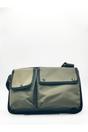 Olive Nylon Chest Bag in Moss, Image 1 of 5