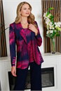 CERISE Julianna Leaf Print Edge Jacket , Image 3 of 3