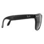 Black Rectangle Black Green Folding Wayfarer 4105 Sunglasses, Image 4 of 6
