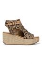 Brown Womens "Lacey-C-Rope" Wedge Sandals, Image 1 of 6