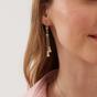 Gold Dorissa Sterling Silver Drop Earring Multicolor Beads, Image 5 of 6