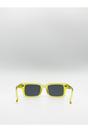 Yellow Square Crystal Frame Sunglasses, Image 6 of 6