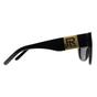 Black Cat Eye Shiny Black Dark Grey RL8175, Image 4 of 4