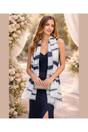Black Pia Rossini Black Zelda - Linen Spring Summer Scarf, Image 1 of 1