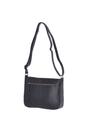 Navy Vegetable Tanned Small Real Leather Shoulder Bag, Image 4 of 4