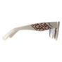 Beige Salvatore Ferragamo Beige Cat Eye Ivory Blue Gradient SF1081SE, Image 4 of 4