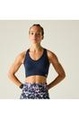 Navy React Sports Bra, Image 2 of 5
