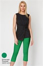 Black Sleeveless Knot Front Top , Image 6 of 8
