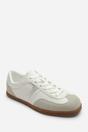 White Where's That From White Ensley Low Profile Panel Detailed Trainer, Image 3 of 6