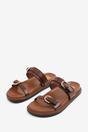  'Abril' Flatform Sandal Double Buckle Strap, Image 3 of 5