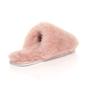 Pink AJVANI Pink Fluffy Mule Slippers, Image 4 of 5