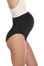 Black High Waist Seamless Maternity Briefs, Image 2 of 5