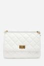 Cream Arisbeth Quilted Cross Body Shoulder Bag, Image 3 of 6