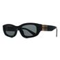 Black Miu Miu Black Oval Black Dark Grey MUB04S, Image 2 of 3