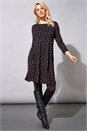  Spot Print Pocket Swing Dress, Image 2 of 4