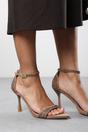 Camel 'Indira' Suede Sparkling Heeled Sandals, Image 6 of 6