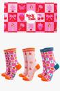 Multi Summer Vibes Bamboo Socks Gift Set, Image 1 of 4