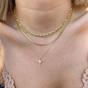 Gold Northern Star Polaris Sterling Silver Necklace, Image 3 of 5
