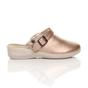 Rose Gold AJVANI Rose Gold Low Wedge Slingback Clogs Mules, Image 2 of 6