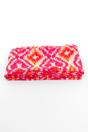 Pink Aztec Print Cotton Lightweight Scarf, Image 2 of 4
