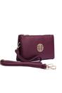 Burgundy Clutch Purse Party Bag, Image 1 of 2