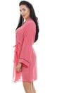 Coral Camille Lingerie Coral Lightweight Chiffon Chemise & Wrap Set, Image 6 of 6