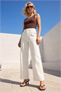 White Petite Pocket Stretch Jean, Image 1 of 4