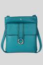 Teal 'Heaven' Real Leather Cross Body Bag, Image 1 of 4