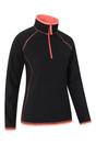 Black Montana Half Zip Fleece Top, Image 5 of 5
