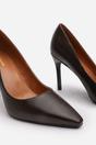 Dark Brown 'Sorelle'  Stilleto Court Heels, Image 4 of 6