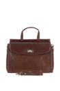 Brown Large Real Leather Grab Bag, Image 1 of 4