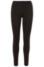 Black Fuzzy Sherpa Leggings, Image 1 of 4