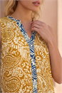 Amber Patchwork Print Tiered Maxi Dress, Image 4 of 4