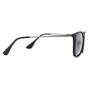 Black Montana Black Rectangle Black Rubbertouch Black Smoke Polarized Sunglasses, Image 4 of 4