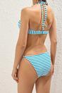 Multi Striped Padded Balconette Bikini Top, Image 3 of 3
