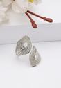 Silver Full-coverage Serpent Ring - Free-Size, Image 2 of 6