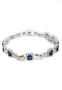 Blue Diva Square Box Chain Bracelet, Image 3 of 6