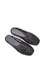 Black XY LONDON Black 'Opera' Slip On Cage Jelly Mule Flat Summer Sandals, Image 5 of 5