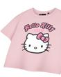 Pink Hello Kitty Cropped Short Sleeved T-Shirt, Image 5 of 6