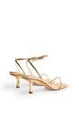 Gold Natalya Gold Square Toe Stiletto Mid Heels, Image 3 of 4