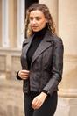 Black Ashwood Leather Black Real Leather Antique Biker Jacket, Image 1 of 5