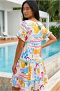 Ivory  Petite Ric Rac Capri Dress, Image 3 of 4