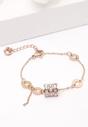 Gold Gold Plated Crystal Bracelet, Image 2 of 5