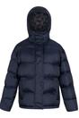 Navy Orla Kiely Flowers Quilted Oversized Jacket, Image 1 of 5