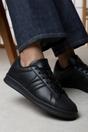 Black Yamileth Stripe Panel Detailed Trainer, Image 1 of 6