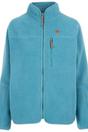 Steel Blue Quake Leather Trim Fleece Jacket, Image 1 of 4