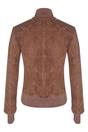 Tan MA-1 Suede Bomber Jacket - Newbury, Image 4 of 5