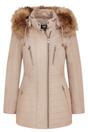 Beige Quilted Leather Parka Jacket-Bowen, Image 2 of 6