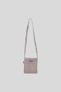 Grey Real Leather Crossbody Bag with Adjustable Strap, Image 2 of 5